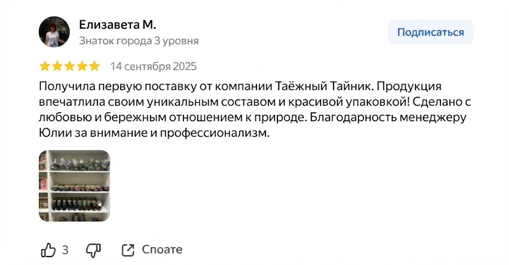 Скриншот отзыва Яндекс Карт от Елизаветы М.