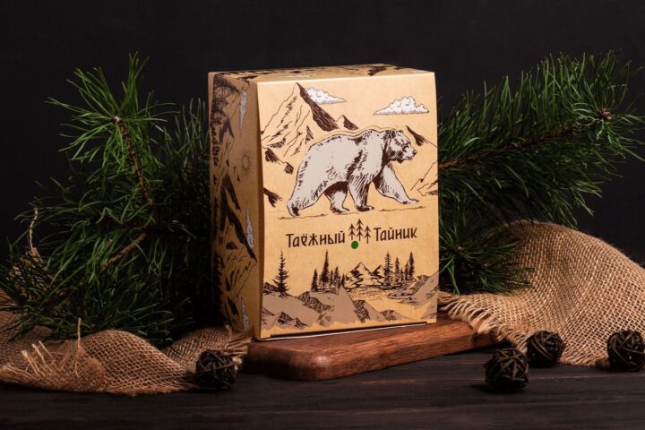 Мармелад из СОСНОВОЙ ШИШКИ С КЕДРОВЫМ ОРЕХОМ, 500г (в коробке шоубокс)